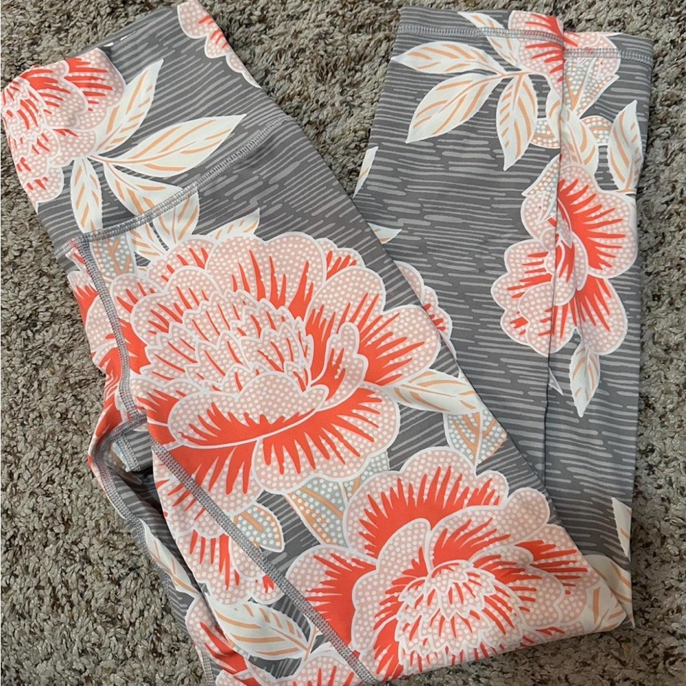 small aerie floral printed leggings